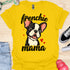 Frenchie Mama - V6 - Smiling Graphic T-Shirt